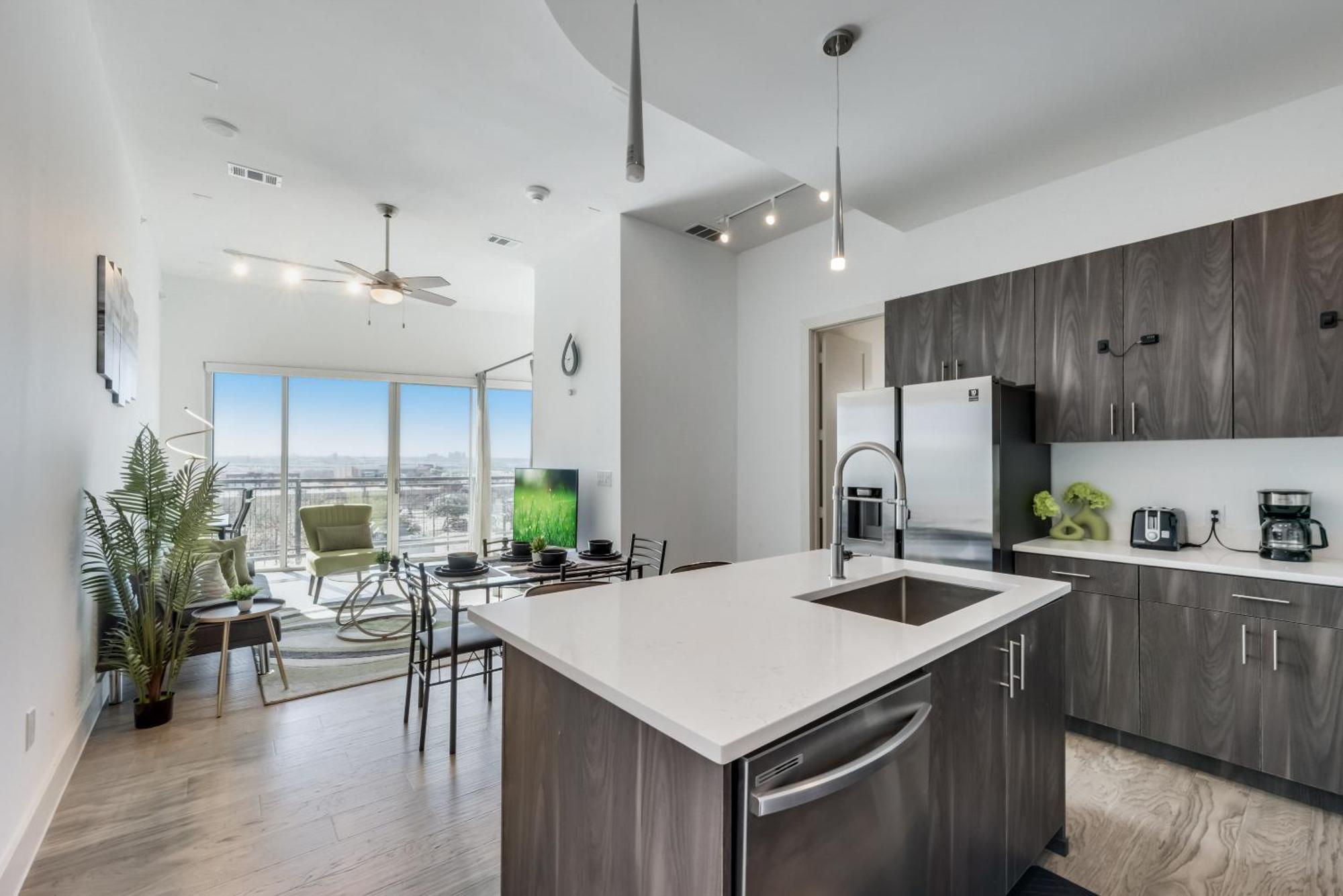 Snazzy Loft Style 2Br I Gym I Parking I Workspace Dallas Zewnętrze zdjęcie